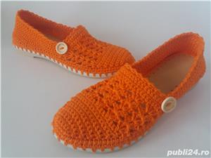 Incaltaminte crosetata (hand made) - imagine 7