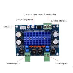 Amplificator de putere 2X120W cu TPA3116D2 - imagine 3