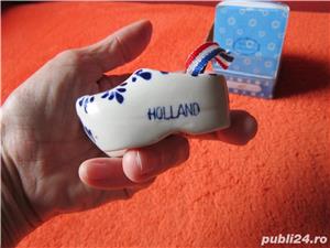 cadou inedit vintage miniatura portelan Delft Shoe Royal handmade Olanda 