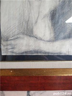 Tablou.N B.1928.Desen.Creion. - imagine 3