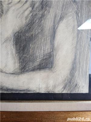 Tablou.N B.1928.Desen.Creion. - imagine 4