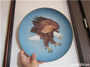 cadou inedit Rosenthal American Eagle 1976 Germany plate de colectie - imagine 4