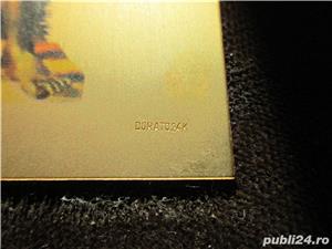  Riace Warriors tablou Serigrafie pe alama aurita DORATO 24K Ed.Limitata,semnat - imagine 3