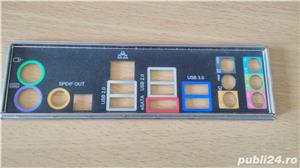 Shield I/O backplate  Placa de baza Gigabyte, Asus, MSI, AsRock etc - imagine 5