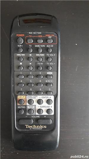 Telecomanda Technics pentru procesor AV, model RAK SA 172 XH
