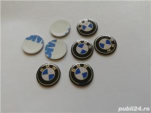 Sticker cheie BMW din metal cu diametrul de 11 mm