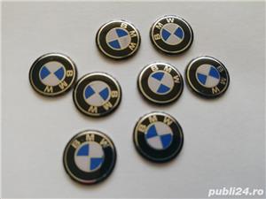 Sticker cheie BMW din metal cu diametrul de 11 mm - imagine 2