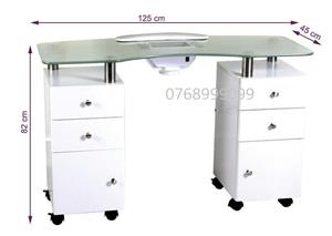 Masa birou manichiura cu aspirator,  masa birou unghii false
