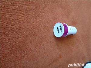 Alimentator auto bricheta masina cu 2 USB ( 2.1 A+ 1.0 A ) - imagine 6