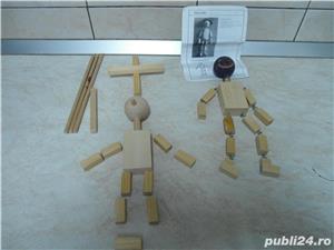Jucării din lemn,2 marionete pe sfori