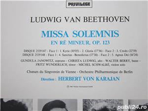 vinil Beethoven ‎- Missa Solemnis -2xLP Karajan, made in France 1966 - imagine 4