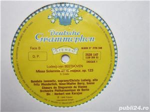 vinil Beethoven ‎- Missa Solemnis -2xLP Karajan, made in France 1966 - imagine 6