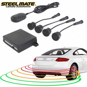 Pachet senzori de parcare pentru bara metalica spate STEELMATE fara display, 4° inclinatie - imagine 3