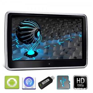 Monitor tetiera cu android 10" usb sd 1080p touchscreen internet wifi 