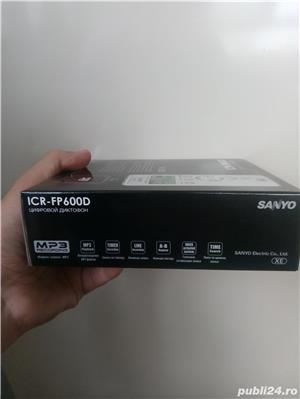 Sigilate Reportofoane SANYO ICR-FP600D cu slot de card extern la țiplă neatinse - imagine 4