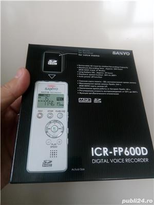 Sigilate Reportofoane SANYO ICR-FP600D cu slot de card extern la țiplă neatinse - imagine 3