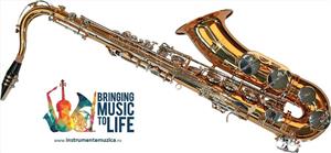 Tenor Saxofon AURIU+ARGINTIU SAX curbat Karl Glaser Sax Saxophone Si b