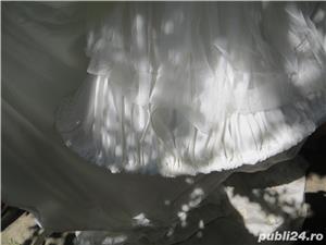 Rochie de mireasa Bien Savvy Cristale Swarowsky masura M 38-40 - imagine 6