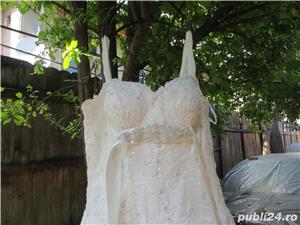 Rochie de mireasa Bien Savvy Cristale Swarowsky masura M 38-40 - imagine 8