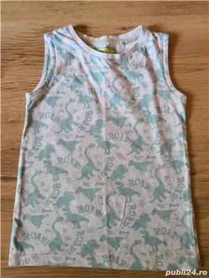 Tricou maiou cu dinozauri 3-4 ani