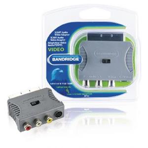Adaptor SCART la  S-Video + 3x RCA Bandridge BVP765 - imagine 2