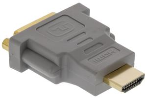 Adaptor High Speed HDMI - DVI-D 24+1-Pin Mama Bandridge BVP100 Gold - imagine 2