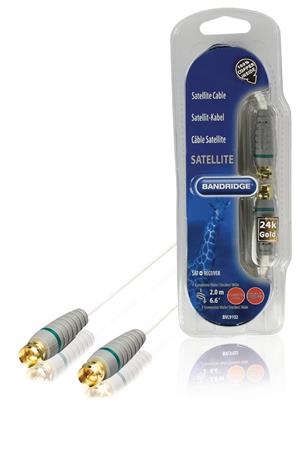 Cablu antena Cablu antena Coaxial 2m Tata-Tata,  Bandridge BVL9102 - imagine 3