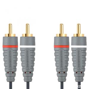 Cablu audio stereo 5.0 metri 2 X RCA Tata,  Bandridge BAL4205