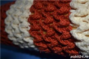 Pernita decor cilindrica 3- model in relief- diametru 18 cm - imagine 4