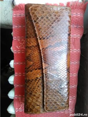 Pantofi si geanta set (piele sarpe) - imagine 4