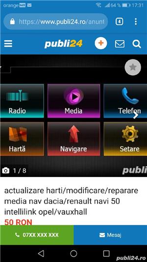 Actualizare Harti 2025 gama Dacia-Renault 