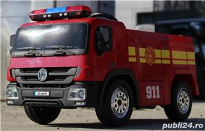 Masinuta electrica Pompieri Fire Truck Hollicy 90W