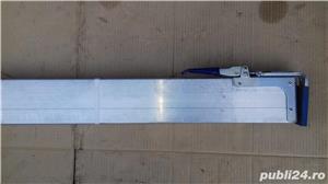 Bară NOUĂ protecție/fixare marfă pentru remorcă TIR, ajustabilă, ALUMINIU - imagine 2