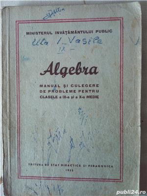algebra 1952 manual cls 9 si a 10 medie