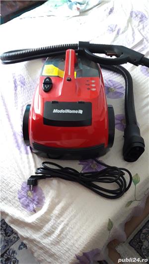 Aspirator turbo 3 in unul-aspira f.sac,genereaza abur supraincalzit si generator abur fier de calcat - imagine 2