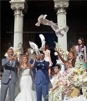 Porumbei albi nunta Constanta - imagine 5