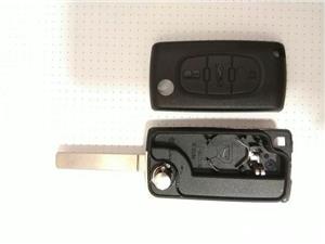 Carcasa Cheie Briceag Peugeot / Citroen cu Lama VA2 + emblema, CE0536 - imagine 5