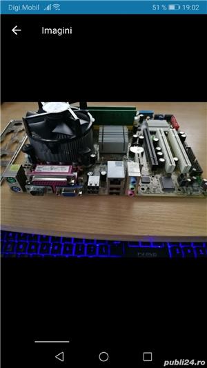 Vând kit placă de bază+Proccesor Dual Core 2,40 Ghz+carcasă(garanție), 4GB DDR II - imagine 5