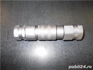 set Cupla rapida mama-tata JCB 1/4",cuple antipicurare tip JCB