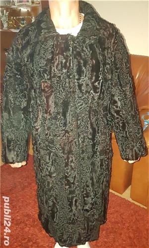 Haină de damă, de blană Astrahan originală, Germania - imagine 3