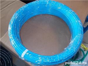 Furtun poliuretan 6x8 mm albastru