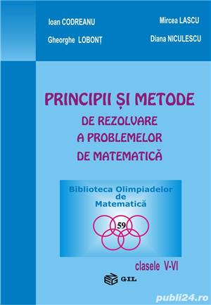 Carti de matematica ( manuale, culegeri pentru examene, olimpiade, concursuri..) - imagine 4