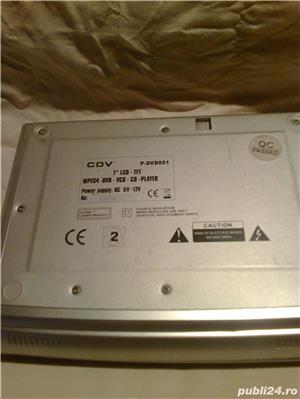 DVD player portabil 7 inch 2 buc. Husa si Telecomanda - imagine 3