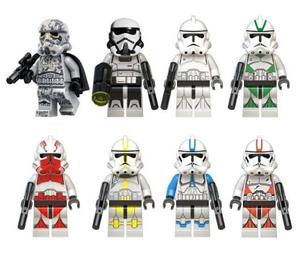 Set 8 Minifigurine tip Lego Star Wars cu Soldati Clone pack3