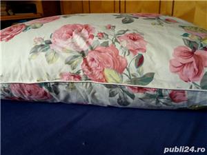 Seturi de cate 2 perne NOI- 2,05 kg puf gasca/set- fermitate ridicata - imagine 2