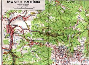 14 hărţi turistice de munţi în format electronic