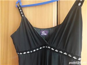 Rochie neagra lunga  - imagine 2