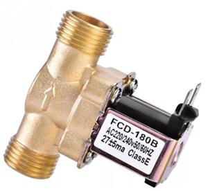 1/2 - 220V - Solenoid Electrovalva din metal, Electrovana apa sau aer - 1/2, 220V - imagine 2