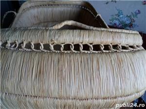 Cos-portbebe- palmier toquilla si bambus- executat manual- Ecuador - imagine 4