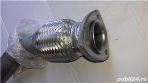 Teava de esapament cu racord flexibil, cu garnitura 110-932, pentru VW Transporter T4 - imagine 2